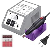 Crebeau Elektrisch Nagelfräser, Professionell Elektrisch Nagelfeile Fräser Maniküre Pediküre set...