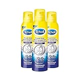 Scholl Fresh Step Antitranspirant Fußspray, 3er Pack (3 x 150 ml)