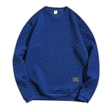 Caxndycing Sweatshirt Herren Winter Gestrickte Rundhalspullover Langarm Weiche Warme Mock Neck...