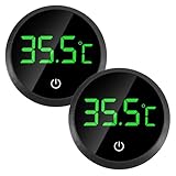 AITRIP 2er Set Aquarium-Thermometer Drahtloser Touch-Stick Digitales Aquarium-Thermometer...