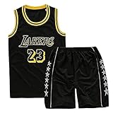 Qkydky Kinder Basketball Trikot Set - Atmungsaktiv, Leicht & Langlebig - Perfekt für Training &...