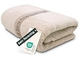 ZOLLNER Kuscheldecke flauschig in 150x200 cm - super kuschelige und warme Sofadecke - waschbar bis...