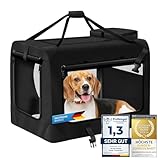 Hunde-Transportbox Tier Hundebox Transporttasche faltbar Hundetasche Haustier-Transport Atmungsaktiv...