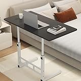 Mobiler Laptop-Schreibtisch, höhenverstellbar, klein, tragbar, Stehpult auf Rädern, mit...
