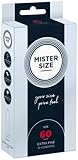 MISTER SIZE Kondome gefühlsecht hauchzart 60mm im 10er Pack/extra dünn, extra fein, extra...