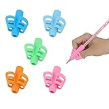 MXTIMWAN 5 Stück Schreibhilfe für Stift Kinder, Pencil Grips for Kids, Bleistift Griffe Silikon,...