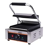 Kontaktgrill Ageriffelt, 1800W Sandwich Grill Toaster Groß, Edelstahl Kontaktgrill für Sandwiches,...