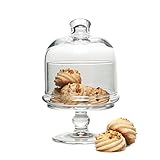 Pasabahce 96386 Mini Patisserie mit Haube, Höhe ca. 19 cm, aus Glas