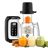 KOSTTE Babynahrungszubereiter, Multifunktions Babybrei Zubereiter, Schnelles Dampfgaren in 15...