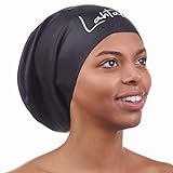 Badekappe silikon wasserdicht – Swimming Cap – Swim Cap Extra Large for Long Hair Dreadloicks...