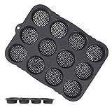 Silikon - Silikon Backen Kastenform mit 12 Mulden - Einfach zu lösen Kuchen Backwerkzeug für Eier,...
