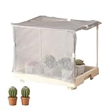 Mini Indoor Gewächshaus - Regale Für Pflanzenanbau Mit Abdeckung, Stabile Pflanzenaufzuchtstation,...