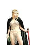 Advik enterprises27 Mittelalterlicher sexy Body Chain Mail Worriers Neckholder-Bikini, Silber,...