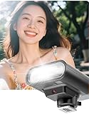 PHOTOOLEX Mini-Kamerablitz Blitzgerät, GN 16 Mini Manueller Flash, S1/S2 Optische Steuerung,...
