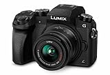 Panasonic DMC-G70KEG-K Lumix Systemkamera (16 Megapixel, 4K Video, 7,5 cm (3 Zoll) Touchscreen,...