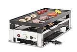 Solis Tischgrill 5 in 1 Table Grill 791 - Raclette + Grill + Wok + Pizza Grill + Crêpes - Raclette...
