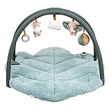 Nattou Krabbeldecke mit Spielbogen, Aus Polyester, Giraffe und Elefant, Ca. 80 x 90 cm, Luna und...