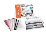 Peach All in one Plastikbindegerät - bis A3 quer - Preis-/Leistungs-Sieger* - bindet 350 Blatt -...