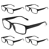 Gaoye 5 pack Lesebrillen Sehhilfe Augenoptik Brille Lesehilfe für Damen Herren von 2,50