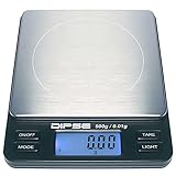 Dipse Digitale Laborwaage TP-500 x 0,01 - Feinwaage mit 0,01g genauer Auflösung Digitalwaage bis...