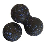 SHULLIN 2er Set Fascia Ball Set Faszienball Set(Einzelball + Doppelball) Faszien Ball massagebälle...