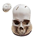 Totenkopf-Messerblock | Horror-Aufbewahrung, Messerregal – Gothic-Küchenwerkzeughalter,...