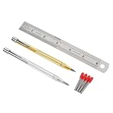 Jauarta Anreißstift mit Wolframkarbidspitze, Magnetwerkzeug, Ätz-Gravurstift mit 4...