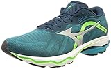 Mizuno Herren Wave Ultima 13 Laufschuh, Mblue Silver Greengecko, 44 EU