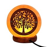 XIAOQENAN LED Atmosphären Lamptisch Leuchtdichte Home Schlafzimmer Dekoration Kristallsalz Felsen...