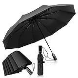 Adoric Regenschirm Sturmfest bis 140 km/h Taschenschirm automatischer Schirm Umbrella...