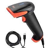 Tera CCD 1500 Barcode Scanner 1D Barcodescanner Wired Barcode-Scanner Kabelgebunden Barcode-Leser...