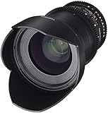 Samyang 35/1,5 Objektiv Video DSLR II MFT manueller Fokus Videoobjektiv 0,8 Zahnkranz Gear,...