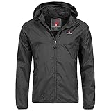 Höhenhorn 25F1-3 Rigi Herren Regen Jacke Outdoor Rain Freizeitjacke Schwarz Gr L