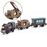 Elektrische Zug Spielzeug, Eisenbahn Elektrische Lok, Batteriebetriebener Personenzug mit...