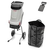 IKRA Elektro Gartenhäcksler Messerhäcksler IMH 2800, inkl. Fangsack 45l, 2800W, langlebige...