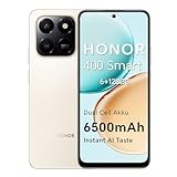 HONOR 400 Smart 4G Smartphone Dual SIM NFC Android 15, 6+128GB, 6500 mAh Dual Cell Akku, 108MP +2MP...