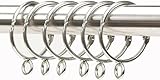 Vorhangringe, Duschvorhangring-Ersatzteile, 10er-Pack Metall-Vorhangringe, Aufhängeringe for...