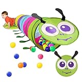 Spieltunnel Für Kinder Spieltunnel Für Kleinkinder Tunnelspielzeug 46 X 180 cm Bunte Raupenform...