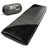 Active Era Deckenschlafsack - Sleeping Bag, -3°C bis 15°C Sommer, Frühling, Herbst - Leichter...