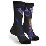 Blaue Iris Blume Iris Damen Herren Tennissocken Gepolstert Wintersocken Atmungsaktiv Arbaitsocken...