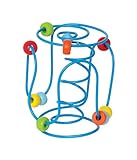 Hape Spring-a-Ling – Motorikschleife aus Holz mit bunten Kugeln, fördert Feinmotorik &...