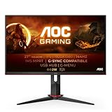AOC Gaming 27G2U - 27 Zoll FHD Monitor, 144 Hz, 1ms, FreeSync Premium (1920x1080, HDMI, DisplayPort,...