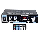 Stereo Verstärker Heimkinoanlage - Kompakt-Verstärker Stereoempfänger | Kabelloser HiFi Surround...