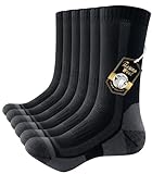 PULIOU Merino Socken Thermosocken Herren Damen Wandersocken Dicke Merinowolle Outdoor Trekkingsocken...