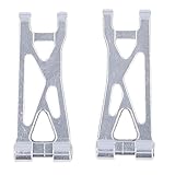 HUSHUI 2Pcs RC Auto Schwinge Hochfesten Legierung Hinten Unten Querlenker für 1/24 RC Auto Upgrade...