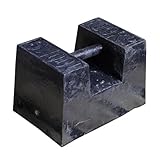 Allpax Blockgewicht 100 kg aus Gusseisen – Prüfgewicht stapelbar & lackiert, mit Griff –...