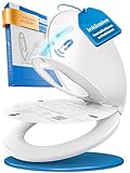 LOBENSWERK Toilettendeckel mit Kindersitz [Einfache Montage] Oval, antibakteriell & UV-beständig |...