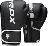 RDX Boxhandschuhe, Muay Thai Kickboxen Sparring, Maya Hide Leder Kara Boxing Gloves Männer Damen,...