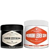 Lederseife/Sattelseife 500ml + Lederbalsam 250ml mit natürlichem Bienenwachs als SPARSET für...