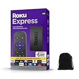 Roku Express HD Streaming-Gerät mit High-Speed-HDMI-Kabel, Standard-Fernbedienung (keine...